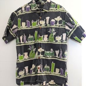 Men's L Hawaiian button down shirt